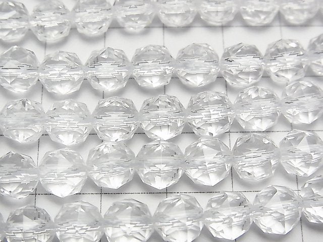 [Video] Crystal AAA Star Faceted Round 8mm half or 1strand beads (aprx.15inch/37cm)