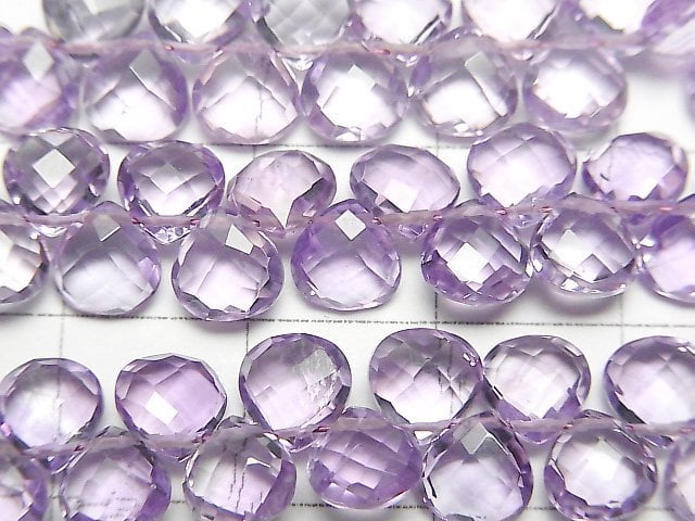 [Video]High Quality Amethyst AAA Chestnut Faceted Briolette 6x6mm half or 1strand (30pcs )