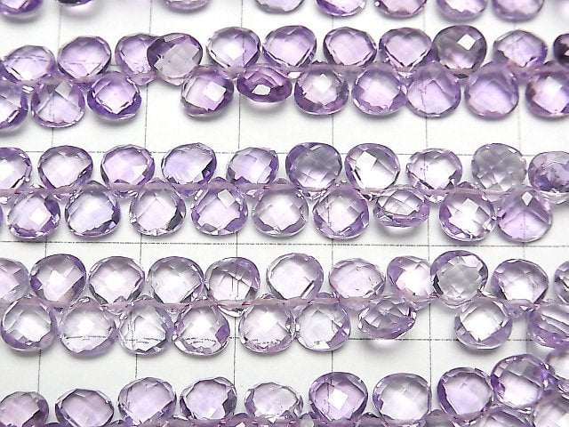 [Video]High Quality Amethyst AAA Chestnut Faceted Briolette 6x6mm half or 1strand (30pcs )