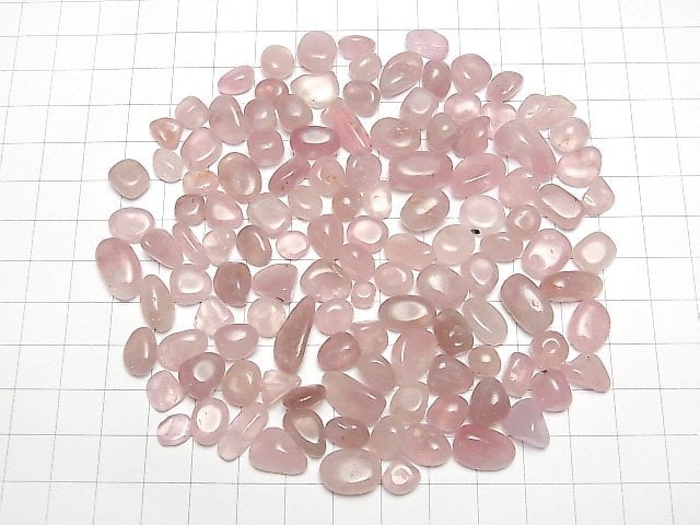 Deep Rose Quartz AA+ Undrilled Chips 100 Grams