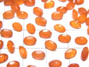 [Video]High Quality Carnelian AAA Loose stone Oval Faceted 6x4mm 10pcs