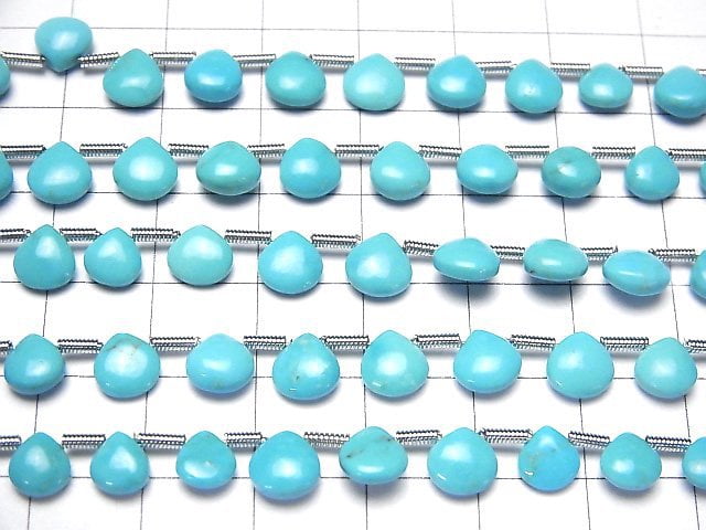 [Video] Kingman Turquoise AAA- Chestnut (Smooth) half or 1 strand beads (aprx.7inch/18cm)