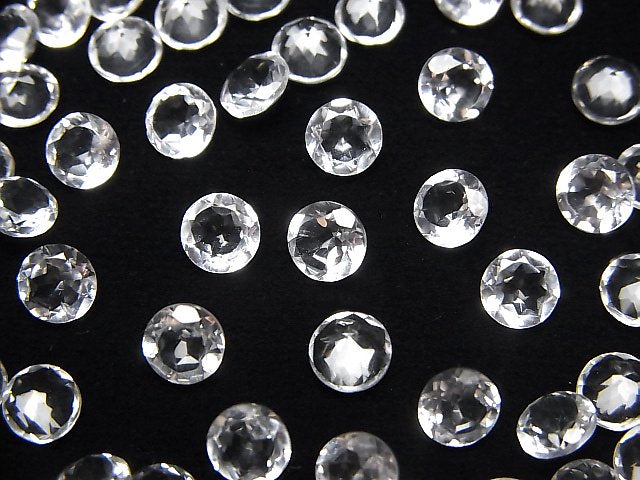 [Video]High Quality Crystal AAA Loose stone Round Faceted 5x5mm 10pcs