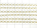 14KGF Marquise Long & Short Chain 3.9x2.5mm 10cm