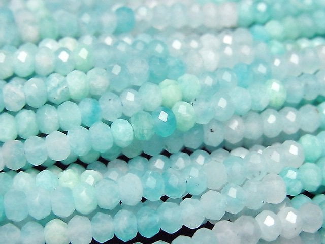 Amazonite, Roundel Gemstone Beads