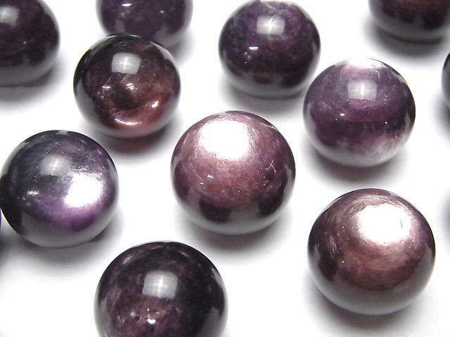 Lepidolite, Round Gemstone Beads