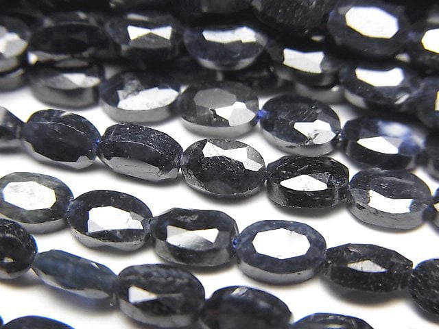 Oval, Sapphire Gemstone Beads