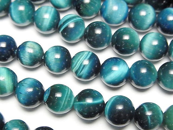 Round, Tiger's Eye Gemstone Beads