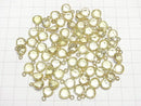 [Video]High Quality Lemon Quartz AAA Bezel Setting Chestnut Faceted 9x9mm 18KGP 3pcs