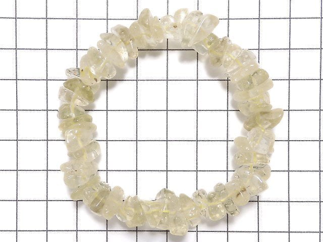 [Video][One of a kind] Libyan Desert Glass AAA Chips (Small Nugget ) Bracelet NO.309