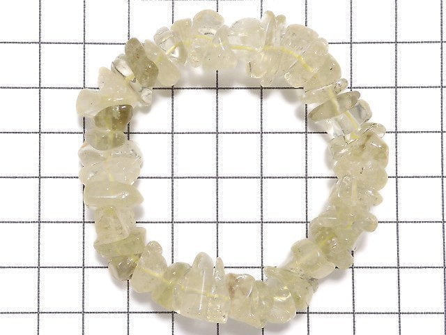 [Video][One of a kind] Libyan Desert Glass AAA Chips (Small Nugget ) Bracelet NO.310