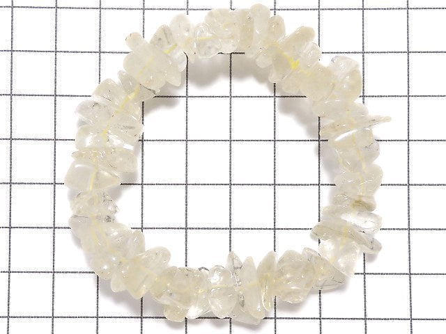 [Video][One of a kind] Libyan Desert Glass AAA Chips (Small Nugget ) Bracelet NO.312