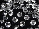 [Video]High Quality White Topaz AAA Loose stone Round Concave Cut 6x6mm 5pcs