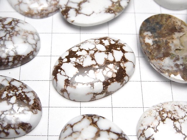 [Video] Wild Horse Oval Cabochon 30x22mm 1pc