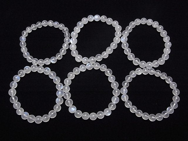 [Video] Royal Blue Moonstone AA+ Round 8mm Bracelet