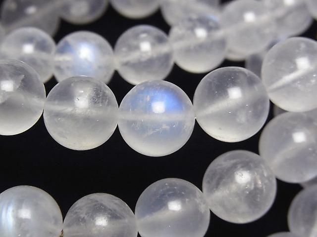 皇家藍月光石 AA+ 圓珠 9-10mm 1串 (手鍊)