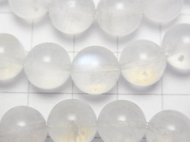 [Video]Royal Blue Moonstone AA+ Round 10mm Bracelet