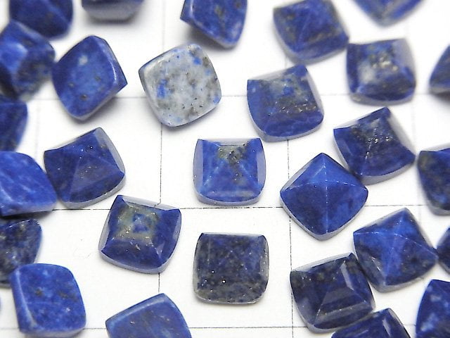 [Video]Lapislazuli AA++ Sugarloaf Cut 6x6mm 2pcs