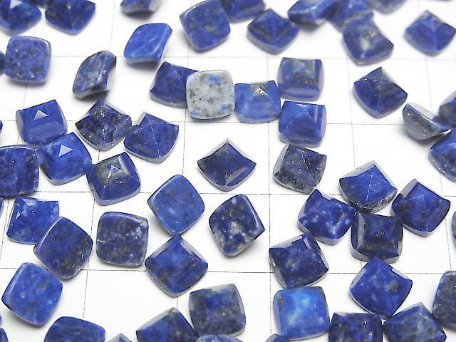 [Video]Lapislazuli AA++ Sugarloaf Cut 6x6mm 2pcs