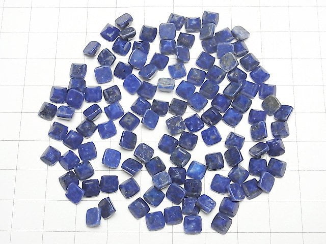 [Video]Lapislazuli AA++ Sugarloaf Cut 6x6mm 2pcs