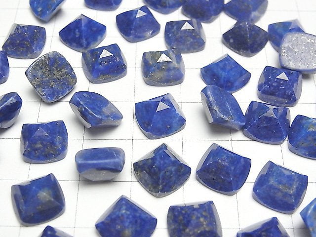 [Video]Lapislazuli AA++ Sugarloaf Cut 10x10mm 1pc