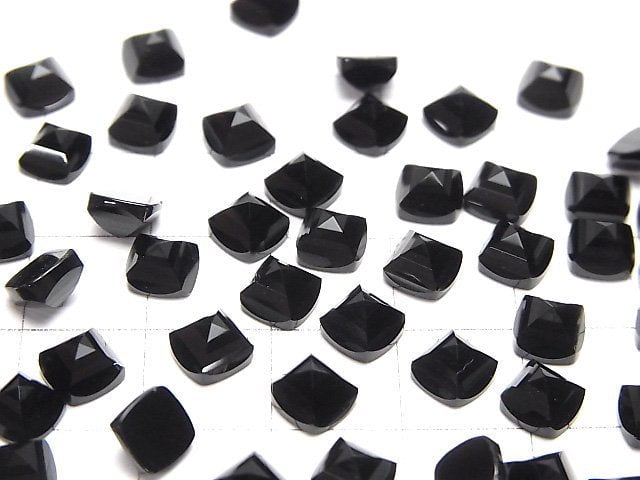 [Video]Onyx AAA Sugarloaf Cut 6x6mm 4pcs