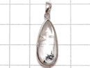 [Video][One of a kind] Sichuan Graphite In Quartz Pendant Silver925 NO.26