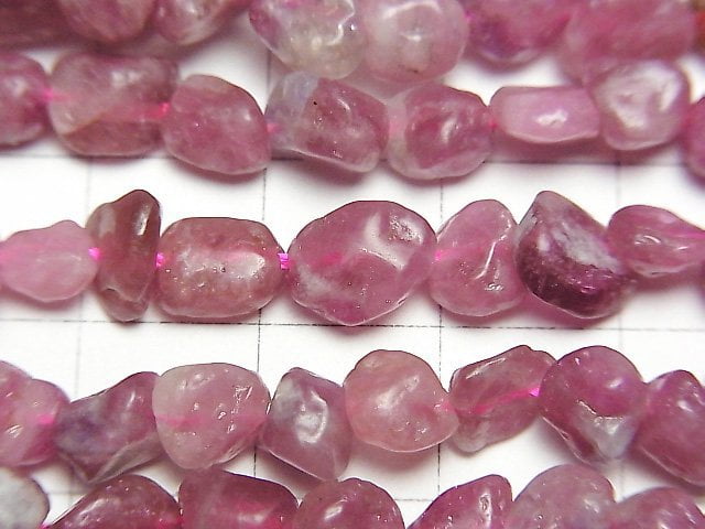 [Video]Pink Tourmaline AA Small Size Nugget 1strand beads (aprx.15inch/38cm)