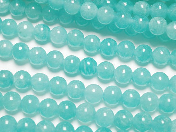 [Video] Mozambique Amazonite AA++ Round 4mm 1strand beads (aprx.15inch/37cm)