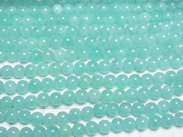 [Video] Mozambique Amazonite AA++ Round 4mm 1strand beads (aprx.15inch/37cm)