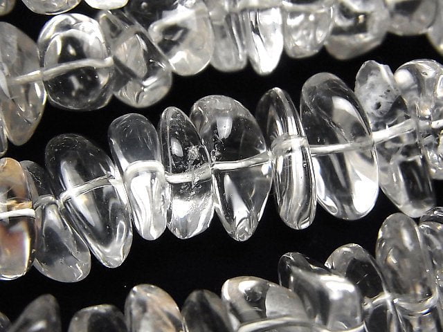 Quartz Cristal AAA - Pépites (petite pépite) 1 rang de perles (environ 38cm/15inch)