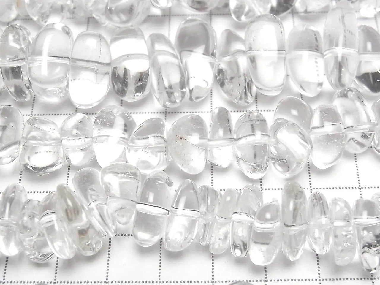 Crystal Quartz AAA- Chips (Small Nugget ) 1strand beads (aprx.15inch/38cm)