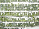 [Video]High Quality Green Apatite AAA- Square Rondelle (Disc) 1strand beads (aprx.16inch/39cm)