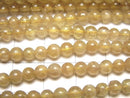 [Video]Yellow Apatite AA+ Round 4mm 1strand beads (aprx.15inch/36cm)