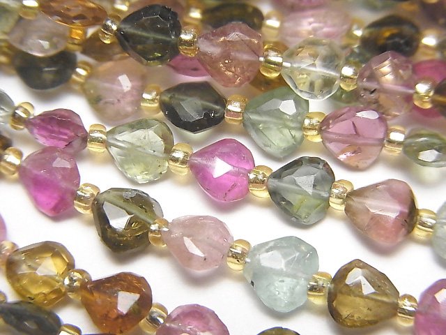 Chestnut Shape, Tourmaline Gemstone Beads