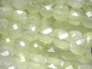 Cube, Prehnite Gemstone Beads