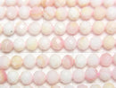 [Video]High Quality! Queen Conch Shell AA++ Faceted Round 4mm 1strand beads (aprx.15inch/37cm)