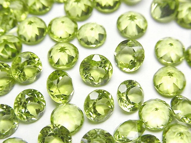 Peridot, Undrilled (No Hole) Gemstone Beads