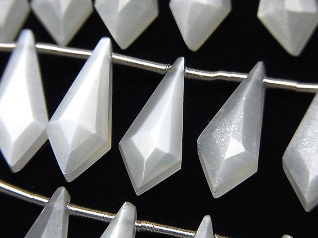 Diamond, Moonstone Gemstone Beads