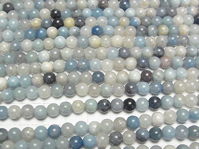 [Video] Trolleyite Round 6mm half or 1strand beads (aprx.15inch/37cm)