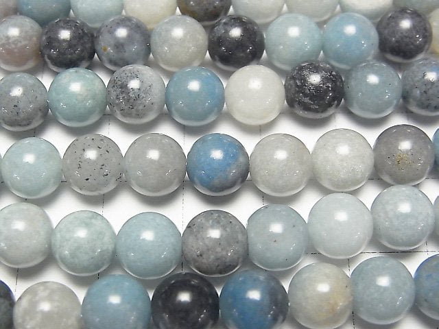 [Video] Trolleite Round 8mm half or 1strand beads (aprx.15inch/37cm)