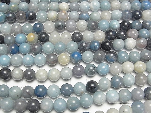 [Video] Trolleite Round 8mm half or 1strand beads (aprx.15inch/37cm)