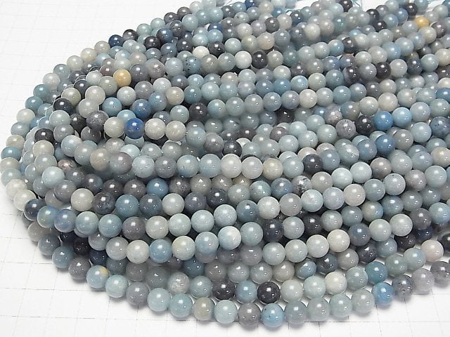 [Video] Trolleite Round 8mm half or 1strand beads (aprx.15inch/37cm)