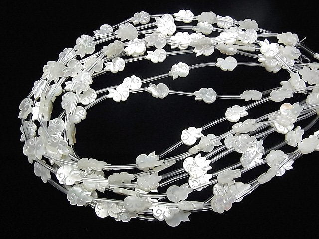 High Quality White Shell AAA Rabbit Shape 14x10mm half or 1strand (Approx 14pcs )