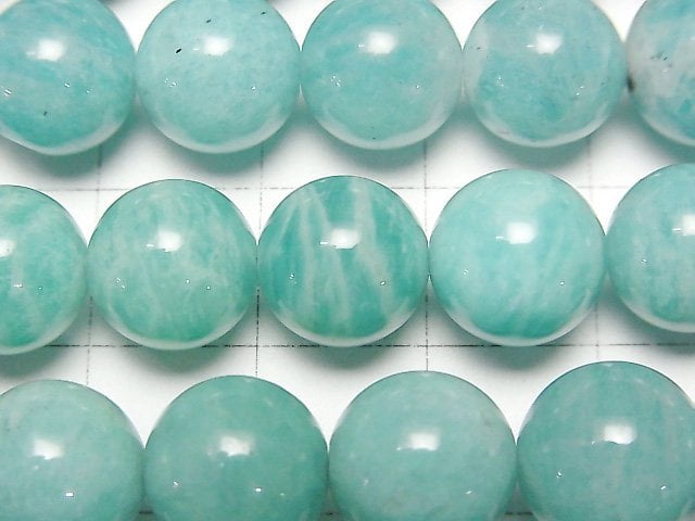 [Video]Amazonite AA+ Round 10mm half or 1strand beads (aprx.15inch/36cm)