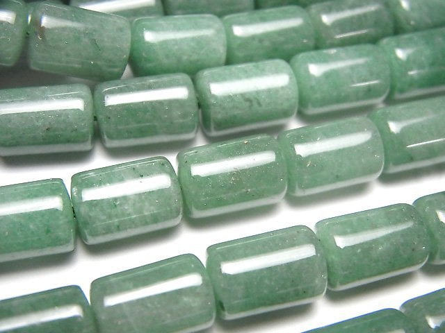 Aventurine, Tube Gemstone Beads