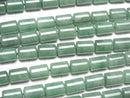 [Video]Green Aventurine Tube 12x8x8mm 1strand beads (aprx.16inch/39cm)