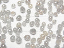 [Video] Light Gray Diamond AAA Drop Faceted Briolette 5pcs