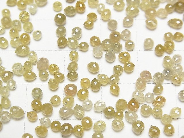 [Video] Yellow Diamond AAA Drop Faceted Briolette 5pcs