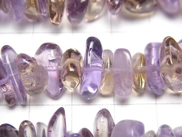 [Video]Pink Amethyst x Citrine AA++ Chips (Small Nugget ) 1strand beads (aprx.15inch/38cm)